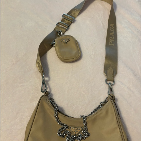 Prada Beige Shoulder Bag - Picture 2 of 8